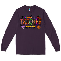 Plum teacher halloween Long Sleeve Tee - RacoonDesign
