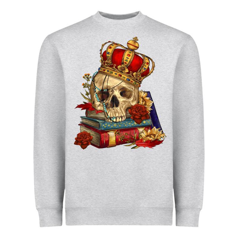 Skull With Crown Heavyweight Sweatshirt by RanaPortraitStore | Teevron