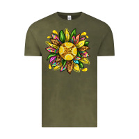 Vintage Olive lemon sunflower Vintage Tee - texasbilliewilder