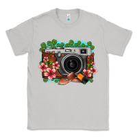 Moon Dust floral lotus leaf film roll vintage camera Classic Tee - FaDigitalArtStudio