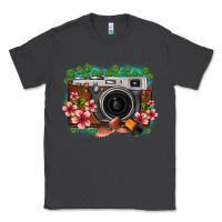Smoke floral lotus leaf film roll vintage camera Classic Tee - FaDigitalArtStudio