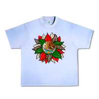 Grape Ice mexican flag sunflower Urban Heavy Tee - Zillion Design Studio