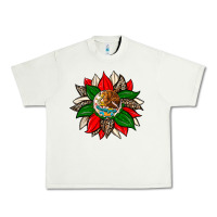 Pistachio mexican flag sunflower Urban Heavy Tee - Zillion Design Studio
