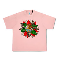 Salmon mexican flag sunflower Urban Heavy Tee - Zillion Design Studio