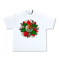 White mexican flag sunflower Urban Heavy Tee - Zillion Design Studio