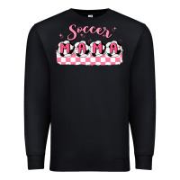 Black soccer mama Premium Sweatshirt - MaliasSmallBusiness