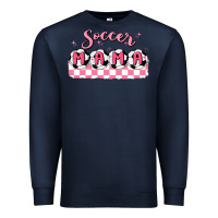 Navy soccer mama Premium Sweatshirt - MaliasSmallBusiness