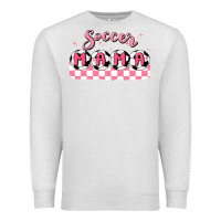 Oatmeal Heather soccer mama Premium Sweatshirt - MaliasSmallBusiness