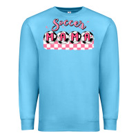 Ocean Blue soccer mama Premium Sweatshirt - MaliasSmallBusiness
