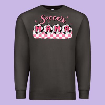 Soccer Mama Premium Sweatshirt Designed By Maliassmallbusiness