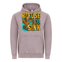 Vintage Zinc refuse to sink western Vintage Hoodie - texasbilliewilder