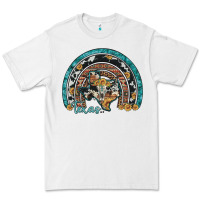 White texas map sunflower leopard cowhide aztec turquoise gemstone rainbow Premium Tee - Artiststas
