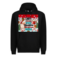 Black hot cocoa cozy blankets christmas movies tumbler Premium Hoodie - MaliasSmallBusiness
