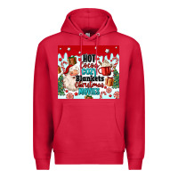 Cardinal hot cocoa cozy blankets christmas movies tumbler Premium Hoodie - MaliasSmallBusiness