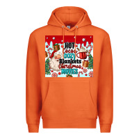 Carrot hot cocoa cozy blankets christmas movies tumbler Premium Hoodie - MaliasSmallBusiness