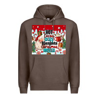 Coffee hot cocoa cozy blankets christmas movies tumbler Premium Hoodie - MaliasSmallBusiness