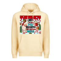 Pina Colada hot cocoa cozy blankets christmas movies tumbler Premium Hoodie - MaliasSmallBusiness