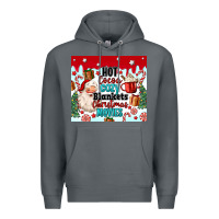 Rock hot cocoa cozy blankets christmas movies tumbler Premium Hoodie - MaliasSmallBusiness