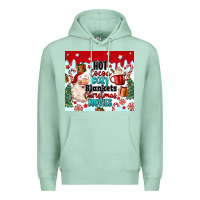 Seafoam hot cocoa cozy blankets christmas movies tumbler Premium Hoodie - MaliasSmallBusiness