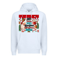 White hot cocoa cozy blankets christmas movies tumbler Premium Hoodie - MaliasSmallBusiness