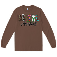 Chestnut dentalassistant Long Sleeve Tee - CowhideDigitalArt