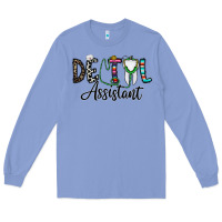 Colony Blue dentalassistant Long Sleeve Tee - CowhideDigitalArt