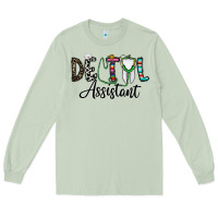 Matcha dentalassistant Long Sleeve Tee - CowhideDigitalArt