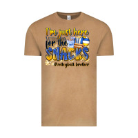 I'm Just Here For The Snacks #volleyball Brother Vintage Tee | Teevron