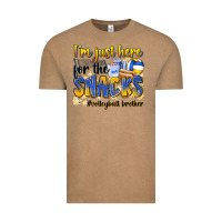 Vintage Coffee i'm just here for the snacks #volleyball brother Vintage Tee - Zillion Design Studio