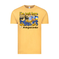 Vintage Mustard i'm just here for the snacks #volleyball brother Vintage Tee - Zillion Design Studio