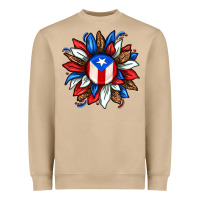 Mushroom puerto rico sunflower Heavyweight Sweatshirt - texasbilliewilder