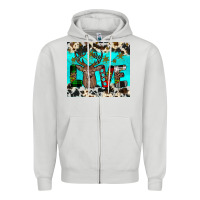 Dove Grey christmas love Zipper Hoodie - JahusDesignShop