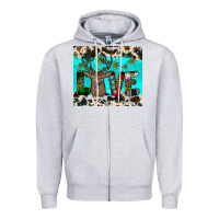 Heather Grey christmas love Zipper Hoodie - JahusDesignShop
