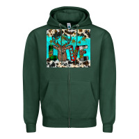 Sports Green christmas love Zipper Hoodie - JahusDesignShop
