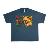 Midnight Navy Let's Taco 'Bout It Urban Heavy Tee - texasbilliewilder