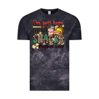 Cloud Black i'm just here for the snacks #softball sister Vintage Tee - Zillion Design Studio