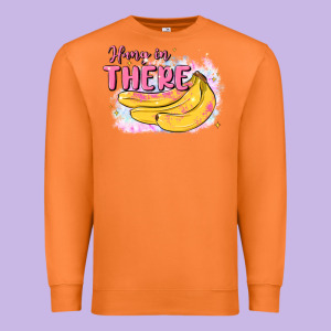 Hang In There Premium Sweatshirt Designed By Maliassmallbusiness