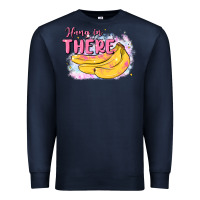 Navy hang in there Premium Sweatshirt - MaliasSmallBusiness