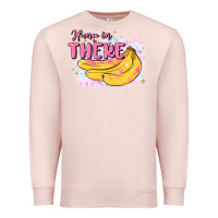 Pale Pink hang in there Premium Sweatshirt - MaliasSmallBusiness