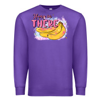 Purple hang in there Premium Sweatshirt - MaliasSmallBusiness