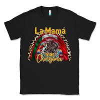 Black la mama mas chingona Classic Tee - RacoonDesign