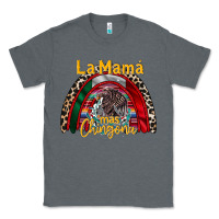 Charcoal Heather la mama mas chingona Classic Tee - RacoonDesign