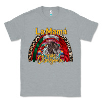 Heather Grey la mama mas chingona Classic Tee - RacoonDesign