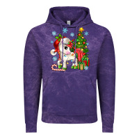 Cloud Purple Christmas unicorn Vintage Hoodie - Zillion Design Studio