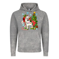 Cloud Rock Christmas unicorn Vintage Hoodie - Zillion Design Studio
