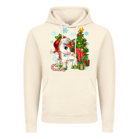 Vintage Artic Christmas unicorn Vintage Hoodie - Zillion Design Studio