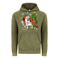 Vintage Olive Christmas unicorn Vintage Hoodie - Zillion Design Studio