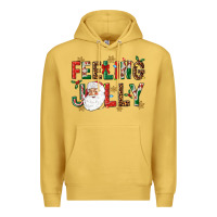 Antique Gold Feeling Jolly Premium Hoodie - NancyCooperArtShop