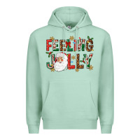 Seafoam Feeling Jolly Premium Hoodie - NancyCooperArtShop