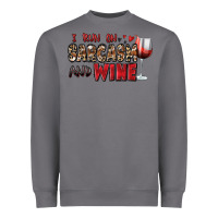 Storm i run on sarcasm and wine Heavyweight Sweatshirt - Zillion Design Studio